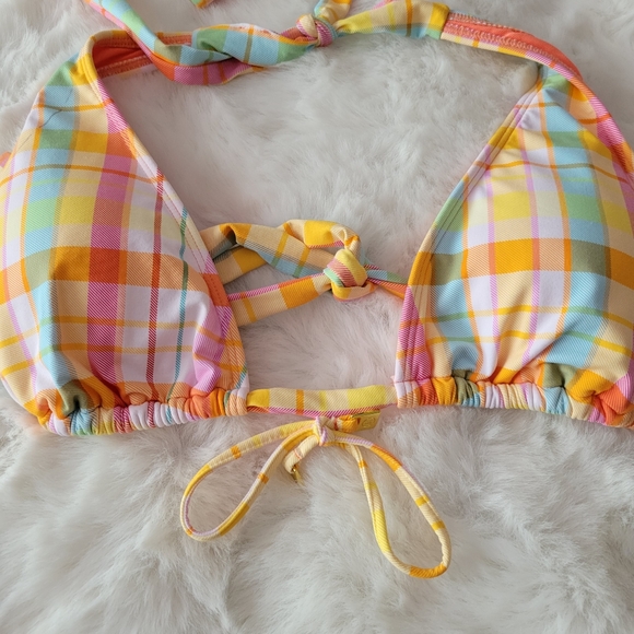 🍹BLEU ROD BEATTIE BIKINI HALTER TRIANGLE TOP SIZE 8 - Picture 7 of 7